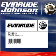 TOP CVR BWHITE2.7L 0286119 286119 Evinrude Johnson Spares & Parts