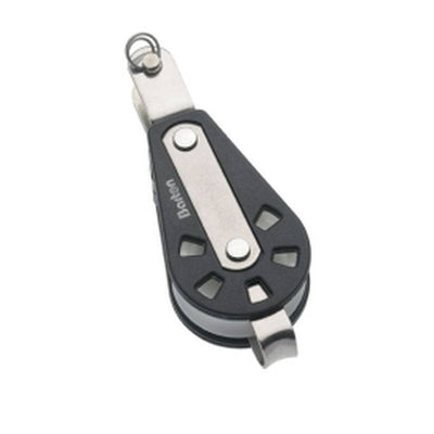 Ball bearing Sheave Single- fixed eye clevis pin + becket - ChasNewensMarine