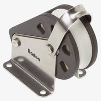 Ball bearing Sheave Single- upright with fairlead - ChasNewensMarine