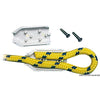 Plastic clamps f. rope splicing