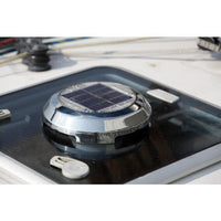 Day/Night Plus Solar Vent, 3" (7.62 cm) Stainless Steel