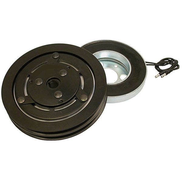 Johnson Electro-Magnetic Clutch 12V 2 Groove Pulley 7"