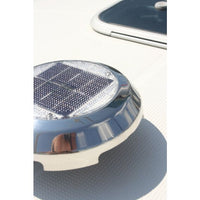 Day/Night Plus Solar Vent, 3" (7.62 cm) Stainless Steel