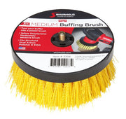 Medium Buffing Brush - 6.5" Yellow Polystyrene