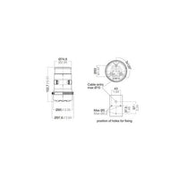Aqua Signal Series 34 LED-12/24V WHITE