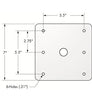Snap-Lock 1.77" Base Plates - by ATTWOOD