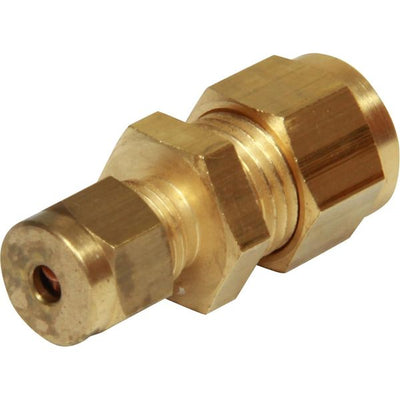 AG Brass Straight Coupling 1/4