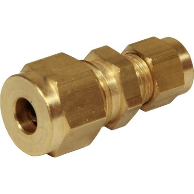 AG Brass Straight Coupling 1/4