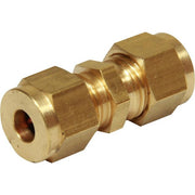 AG Brass Straight Coupling 1/4" x 1/4" - ChasNewensMarine