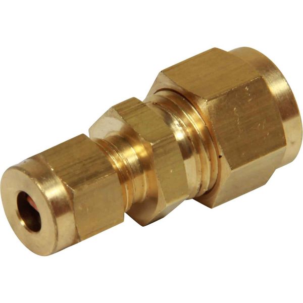 AG Brass Straight Coupling 5/16" x 3/16"