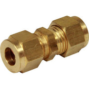 AG Brass Straight Coupling 5/16" x 1/4" - ChasNewensMarine