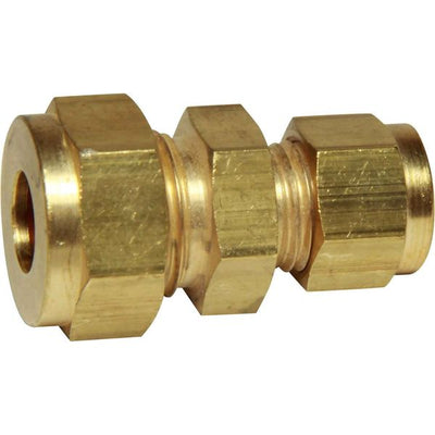 AG Brass Straight Coupling 3/8