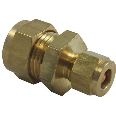 AG Brass Straight Coupling 1/2