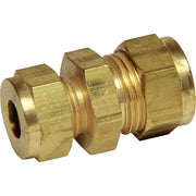 AG Brass Straight Coupling 1/2" x 3/8"