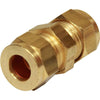 AG Brass Straight Coupling 1/2" x 1/2" - ChasNewensMarine