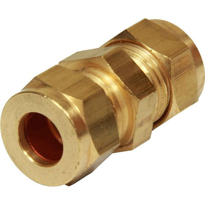 AG Brass Straight Coupling 1/2