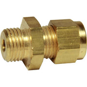 AG Brass Male Stud Coupling 1/4" x 1/4" BSP - ChasNewensMarine
