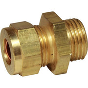 AG Brass Male Stud Coupling 1/2" x 1/2" BSP - ChasNewensMarine