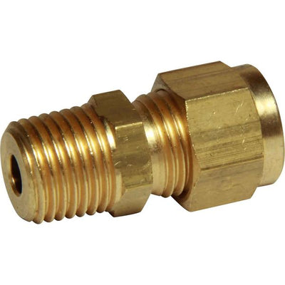 AG Brass Male Stud Coupling 1/4