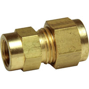 AG Brass Female Stud Coupling 1/4" - 1/8" BSP - ChasNewensMarine