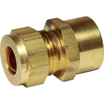 AG Brass Female Stud Coupling 1/2