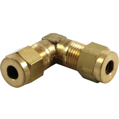 AG Brass Equal Elbow Coupling 3/16