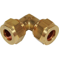 AG Brass Equal Elbow Coupling 1/2" x 1/2" - ChasNewensMarine