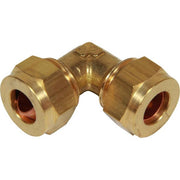 AG Brass Equal Elbow Coupling 1/2" x 1/2" - ChasNewensMarine