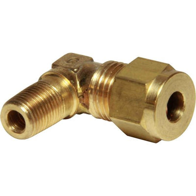 AG Brass Male Elbow Coupling 1/4