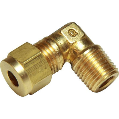 AG Brass Male Elbow Coupling 1/4