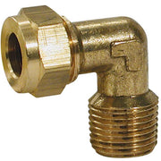 AG Brass Male Elbow Coupling 5/16" x 3/8" BSP Taper