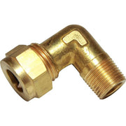 AG Brass Male Elbow Coupling 1/2" x 3/8" BSP Taper