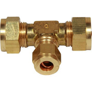 AG Brass Tee Coupling 3/8" x 3/8" x 5/16" - ChasNewensMarine