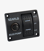 SEAFLO Bilge Switch Panel 3-Way Panel Switch 12V & 24V