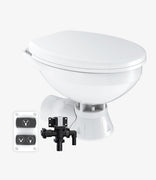 SEAFLO Quiet Flush Freshwater Electric Toilet 12V Regular
