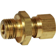 AG Brass Male Stud Coupling 8mm x 1/4" BSP - ChasNewensMarine