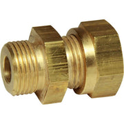 AG Brass Male Stud Coupling 12mm x 3/8" BSP