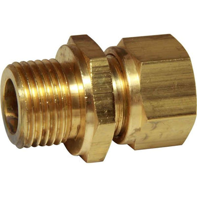 AG Brass Male Stud Coupling 15mm x 1/2