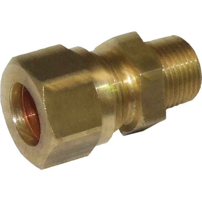 AG Brass Male Stud Coupling 15mm x 3/8