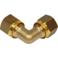 AG Brass Equal Elbow Coupling 8 x 8mm