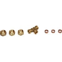 AG Compression Tee Piece (12mm Each End) MT212