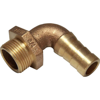 AG Right Angle Hose Connector Bronze 3/4
