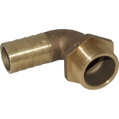AG Right Angle Hose Connector Bronze 1-1/4