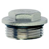 AG Nickel Plated Brass Flanged Plug 1-1/4" BSP Parallel