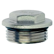AG Nickel Plated Brass Flanged Plug 3/4" BSP Parallel