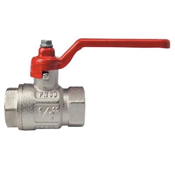 AG Brass Lever Ball Valve PN30 1-1/4" BSP Female Ports Packaged