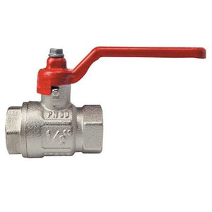 AG Brass Lever Ball Valve PN30 1-1/4" BSP Female Ports Packaged