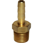 AG Brass Hose Connector 1/4" BSP Taper Male - 1/4" Hose