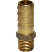 AG Brass Hose Connector 1/4" BSP Taper Male - 1/2" Hose