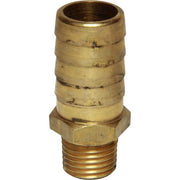 AG Brass Hose Connector 1/4" BSP Taper Male - 5/8" Hose